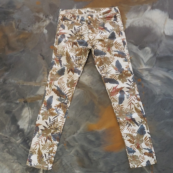 Zara Basic Dept Tropical Jeans Size 6 - Picture 2 of 4